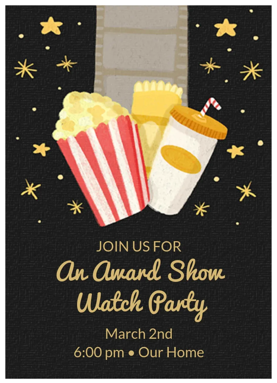 Movie Awards card