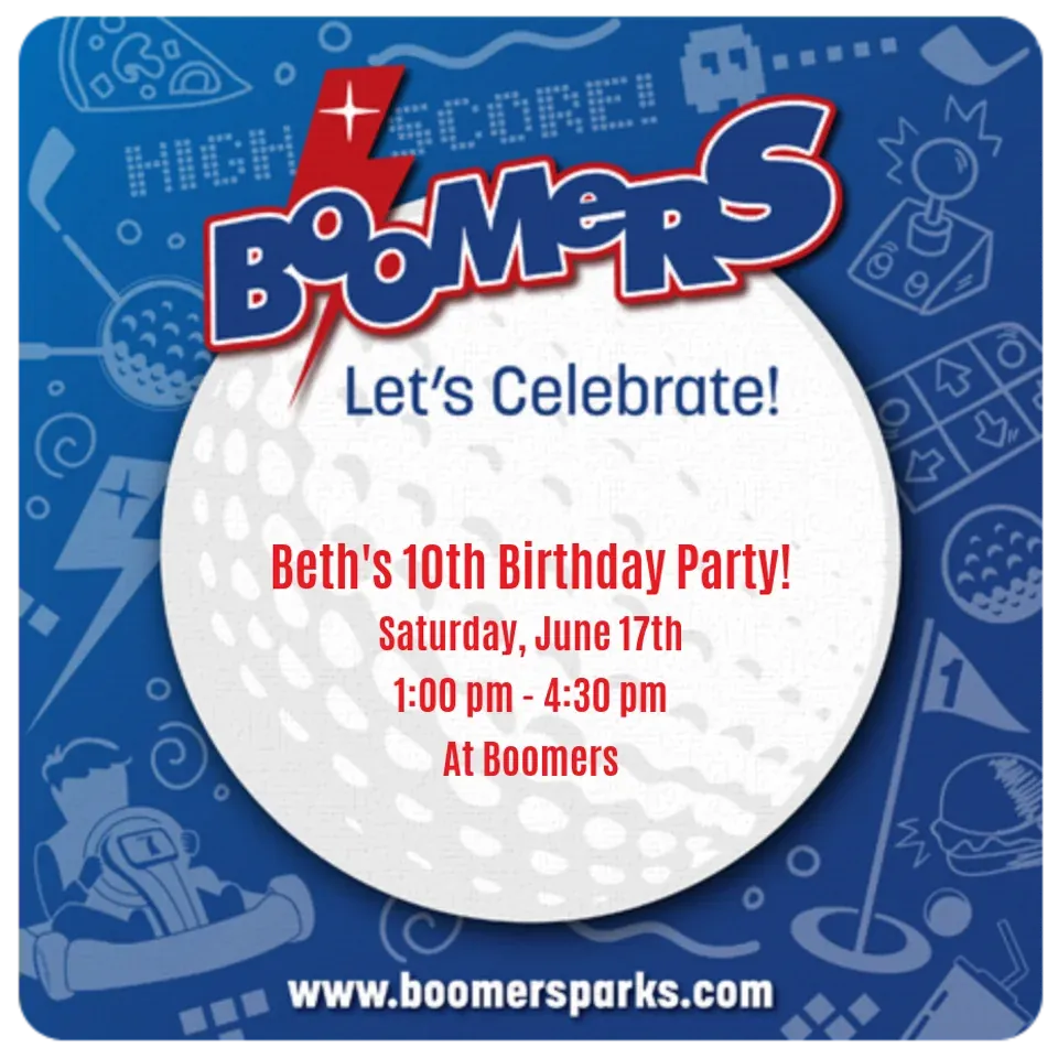 Boomers! | Golf card