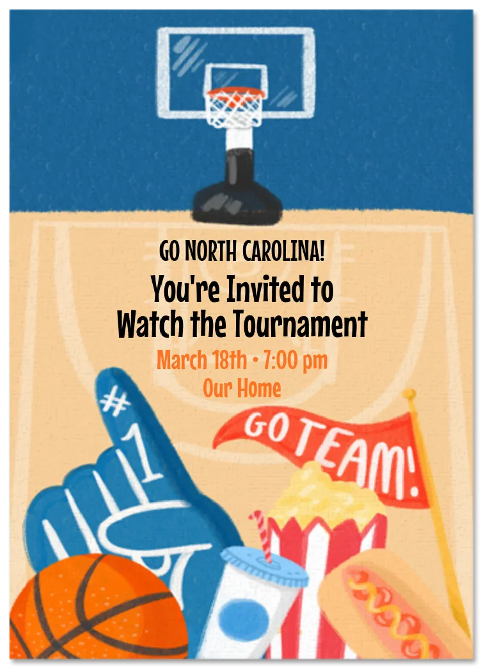 In The Bleachers card