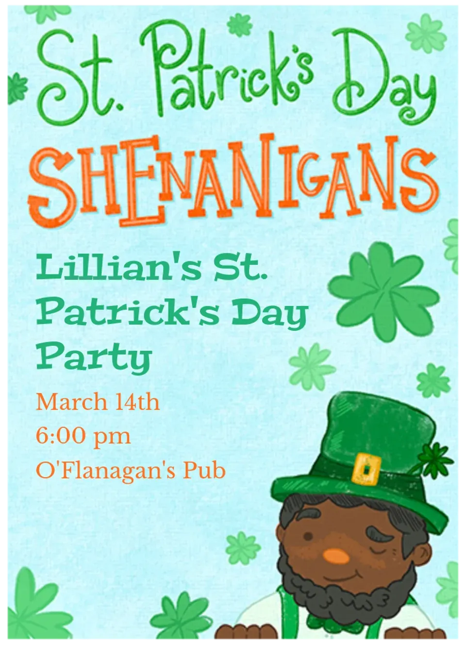 Leprechaun Shenanigans card