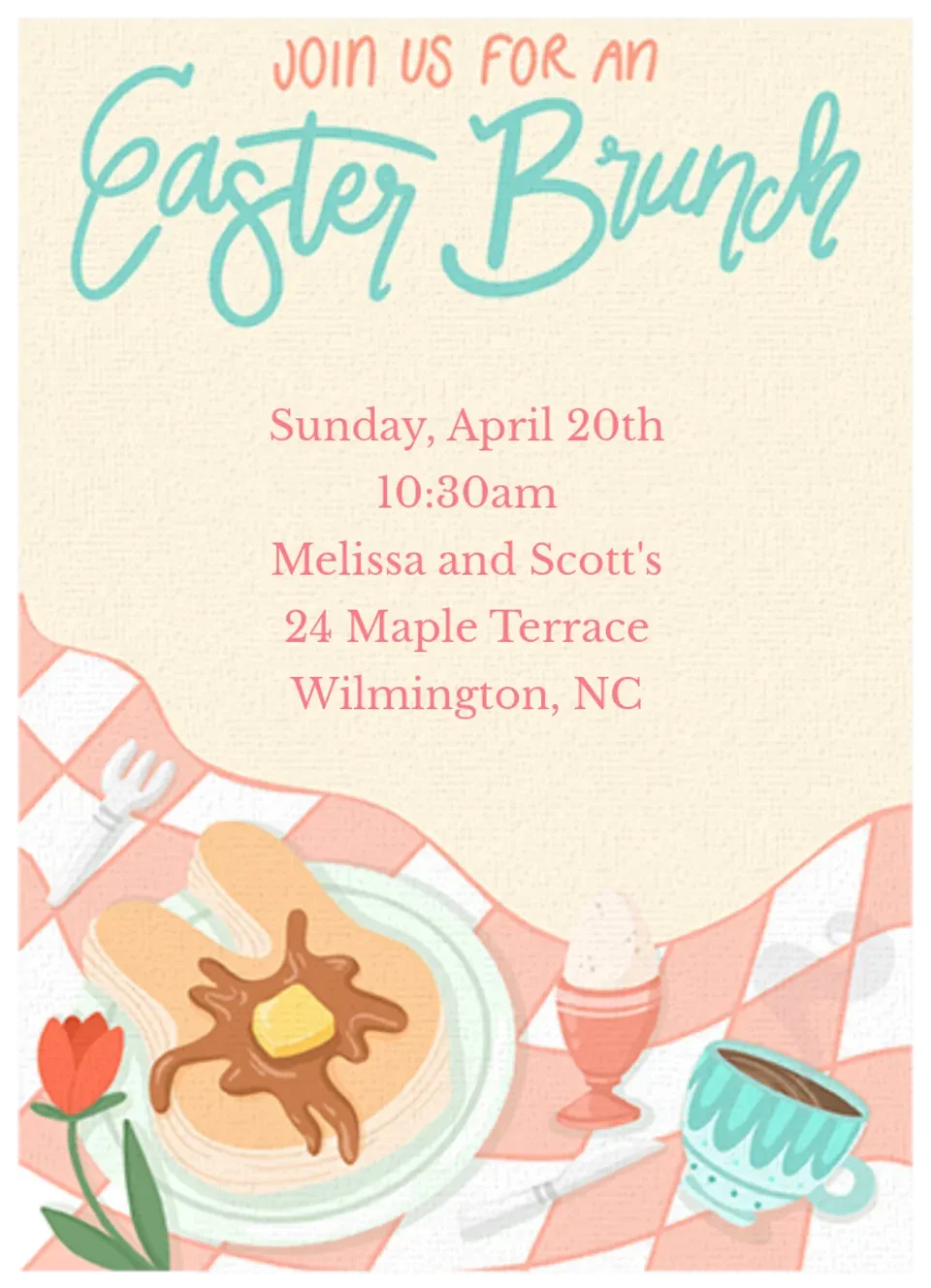 Easter Brunch Spread card