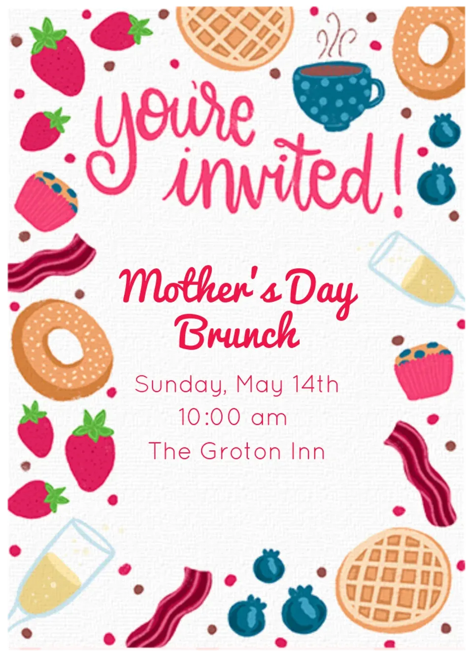 Brunch Border card