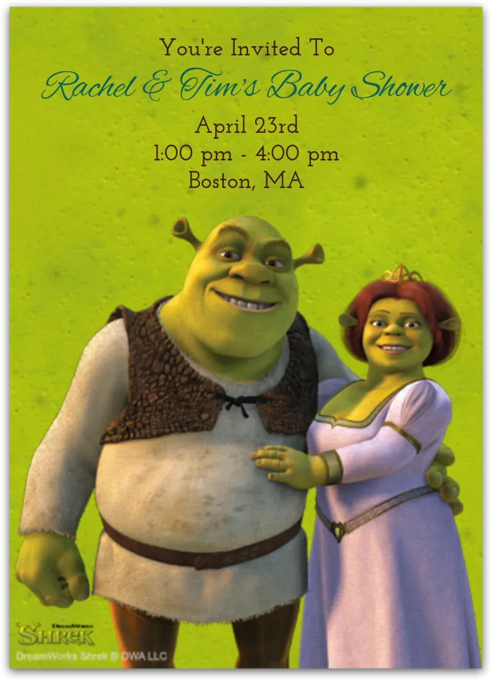 Shrek | Shrek & Fiona card