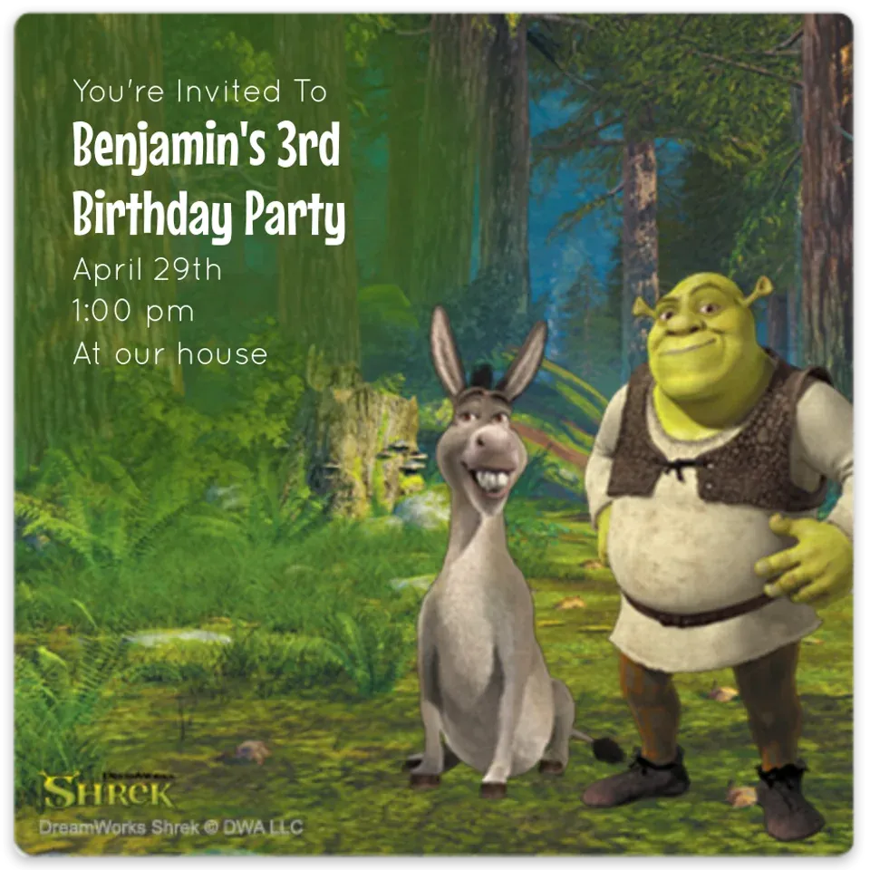 Shrek | Shrek & Donkey card