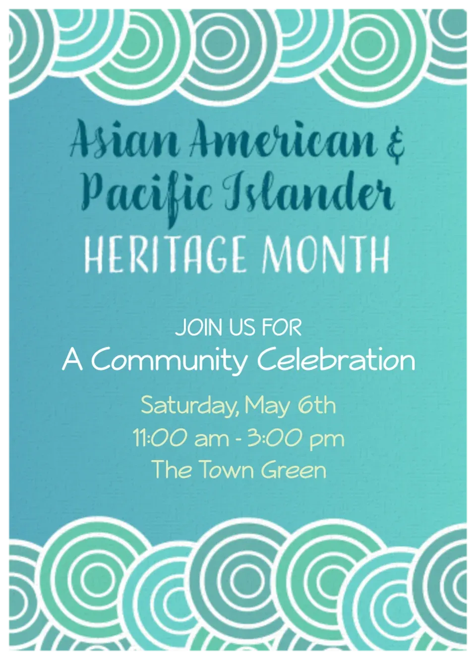 Asian American Pacific Heritage card