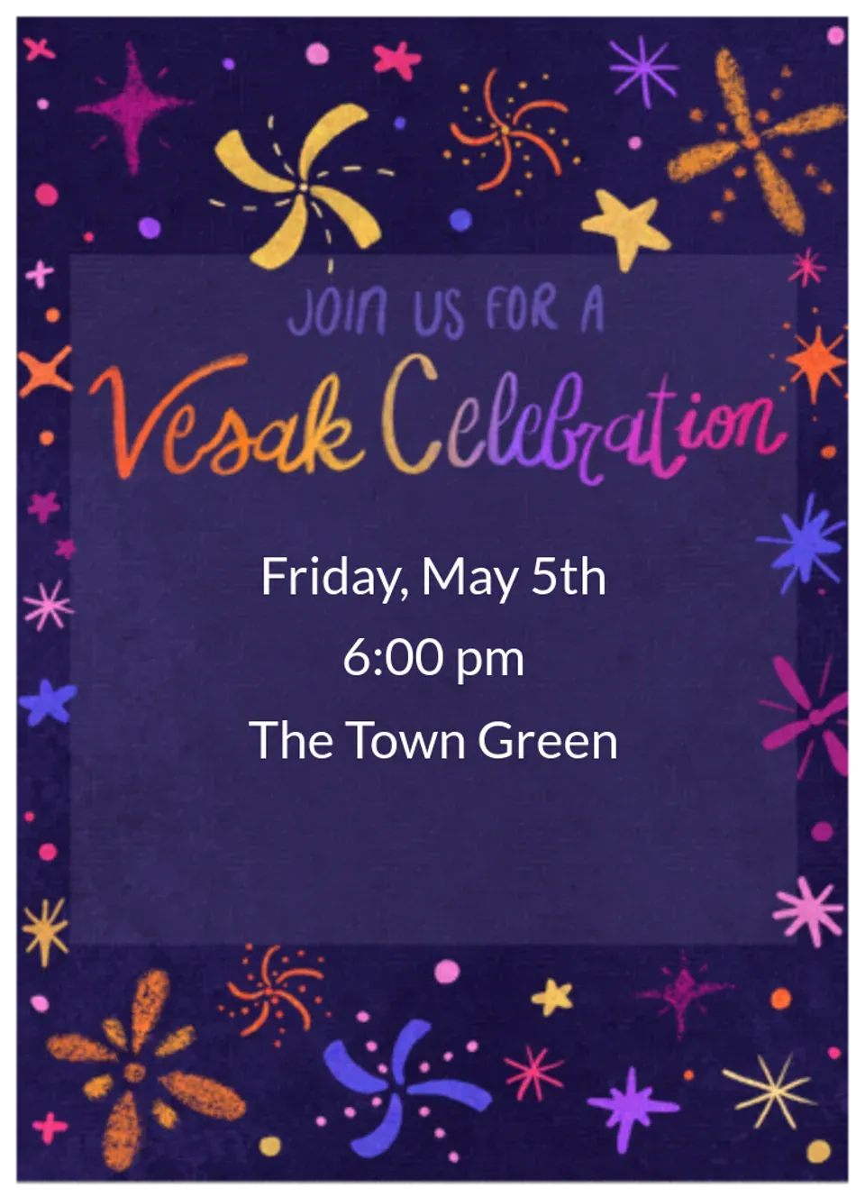 Vesak Celebration card