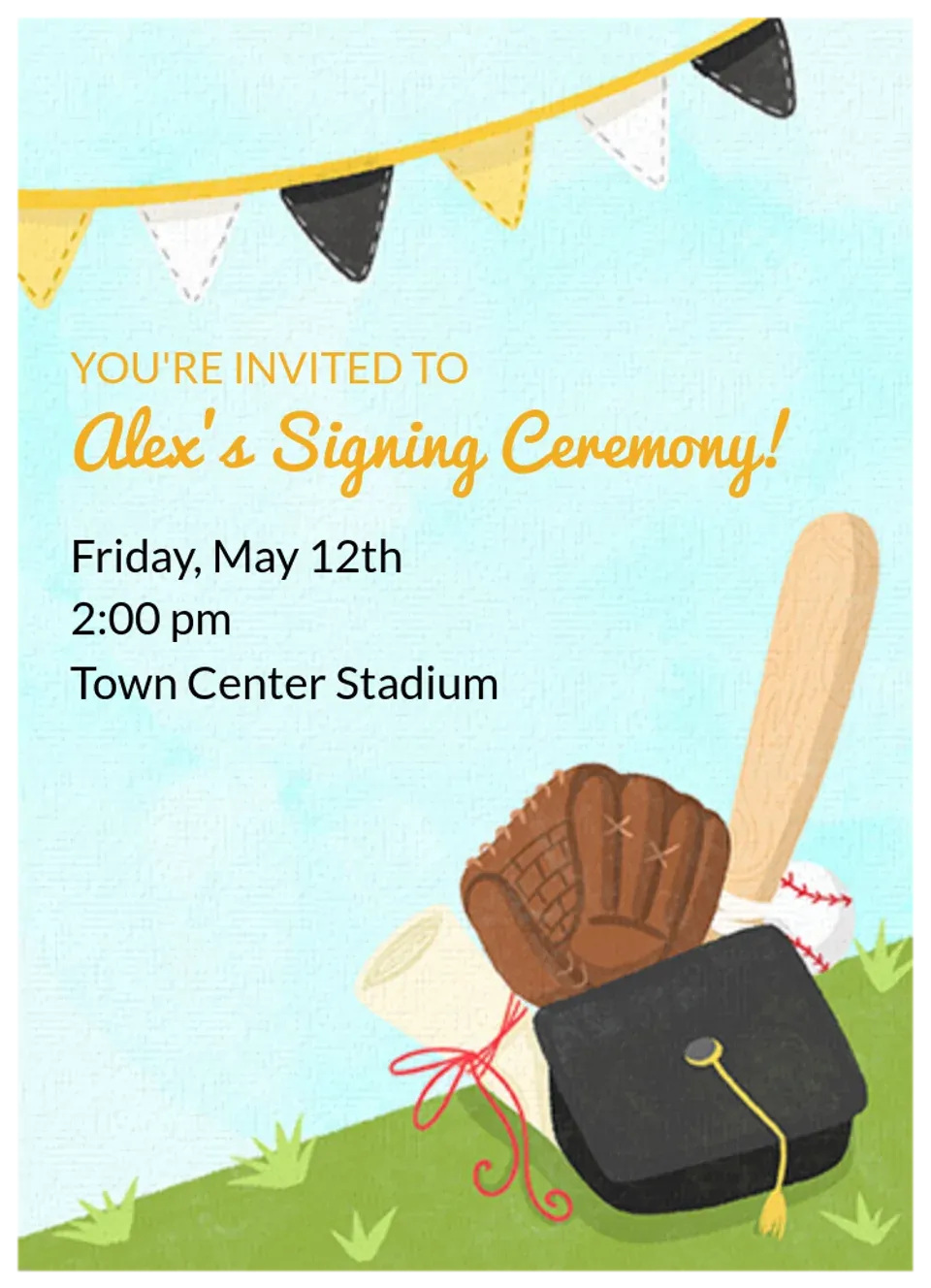 Signing Ceremony Baseball card