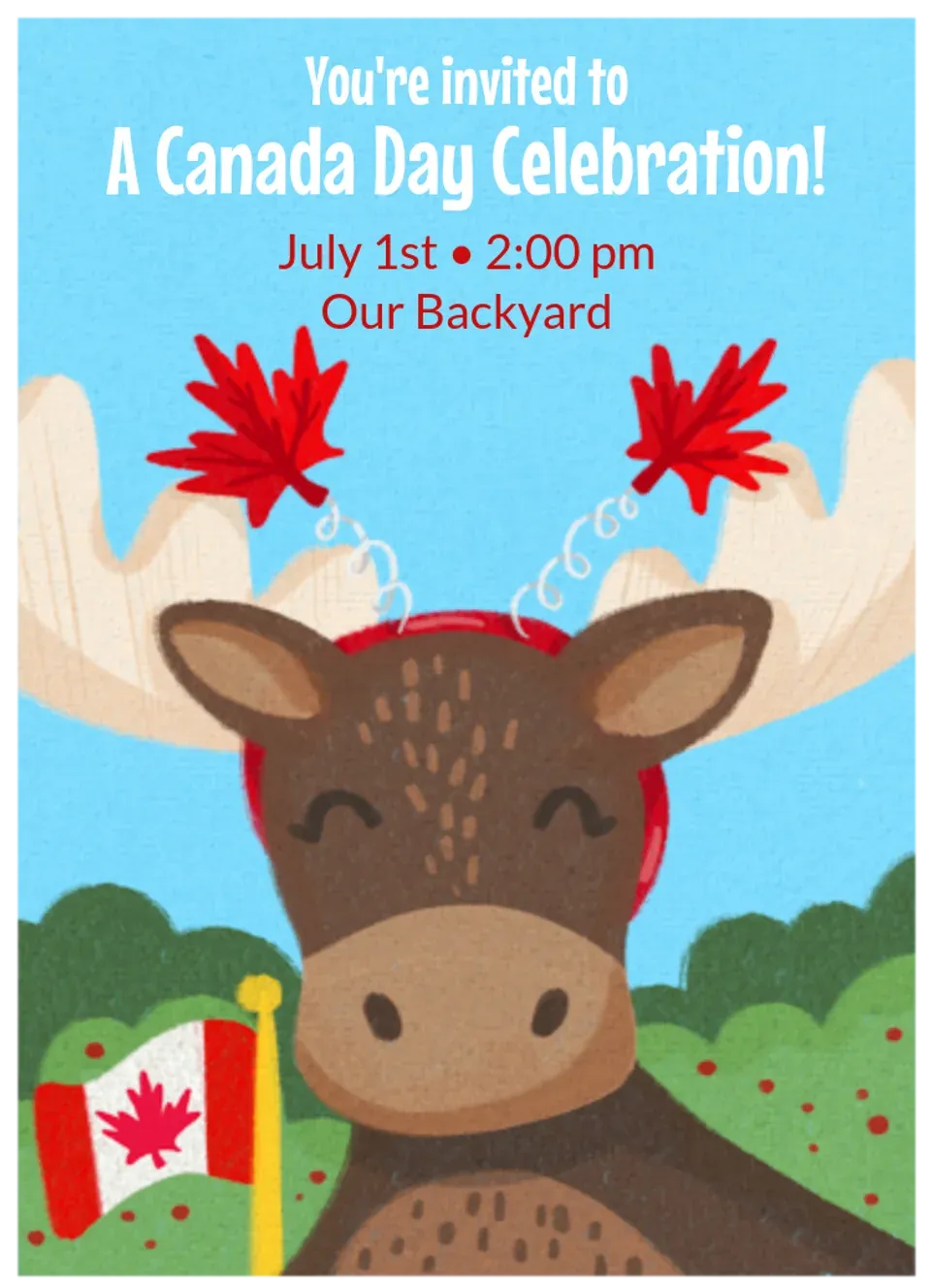 Canada Moose card
