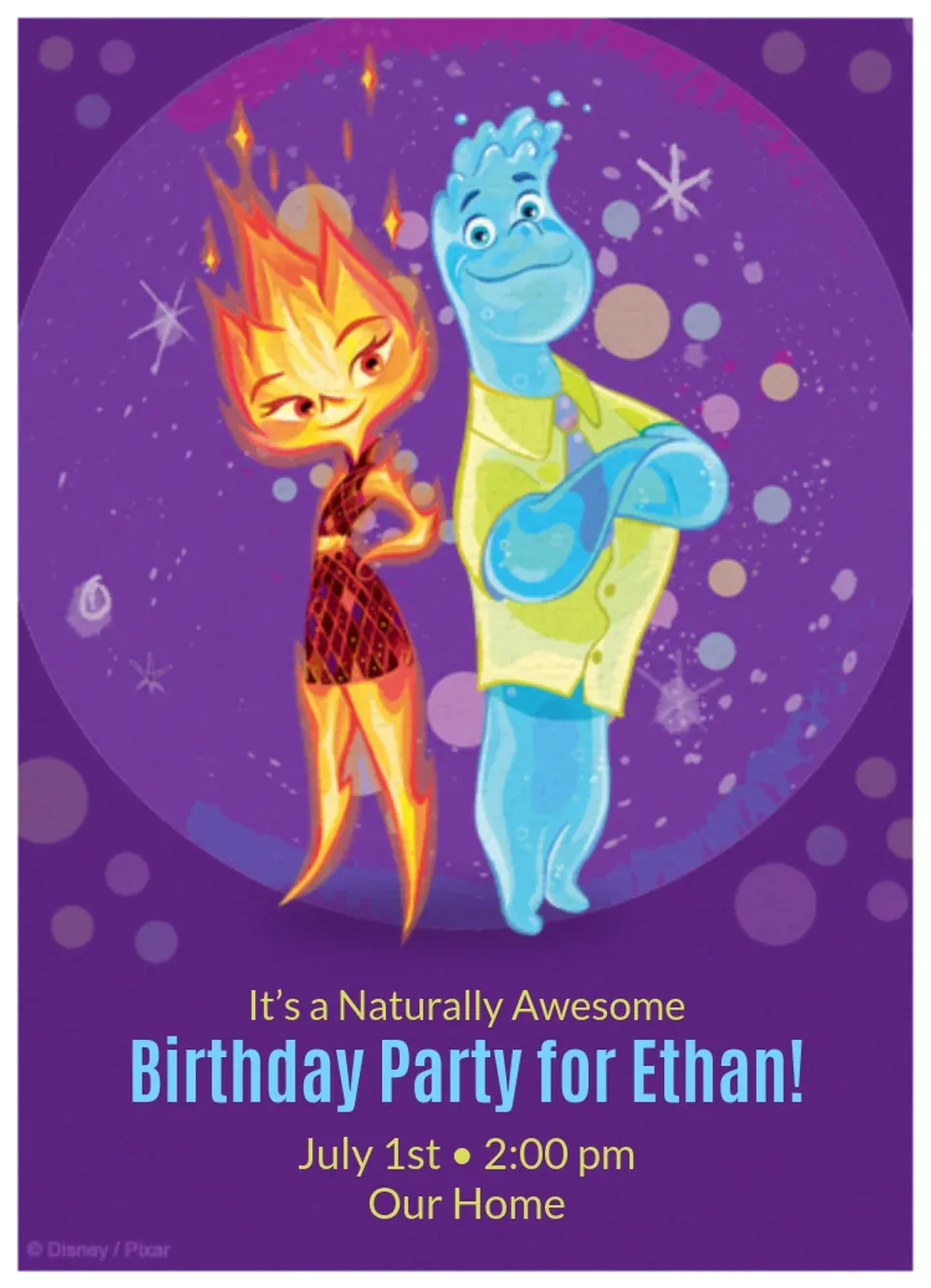 Elemental | Ember & Wade card