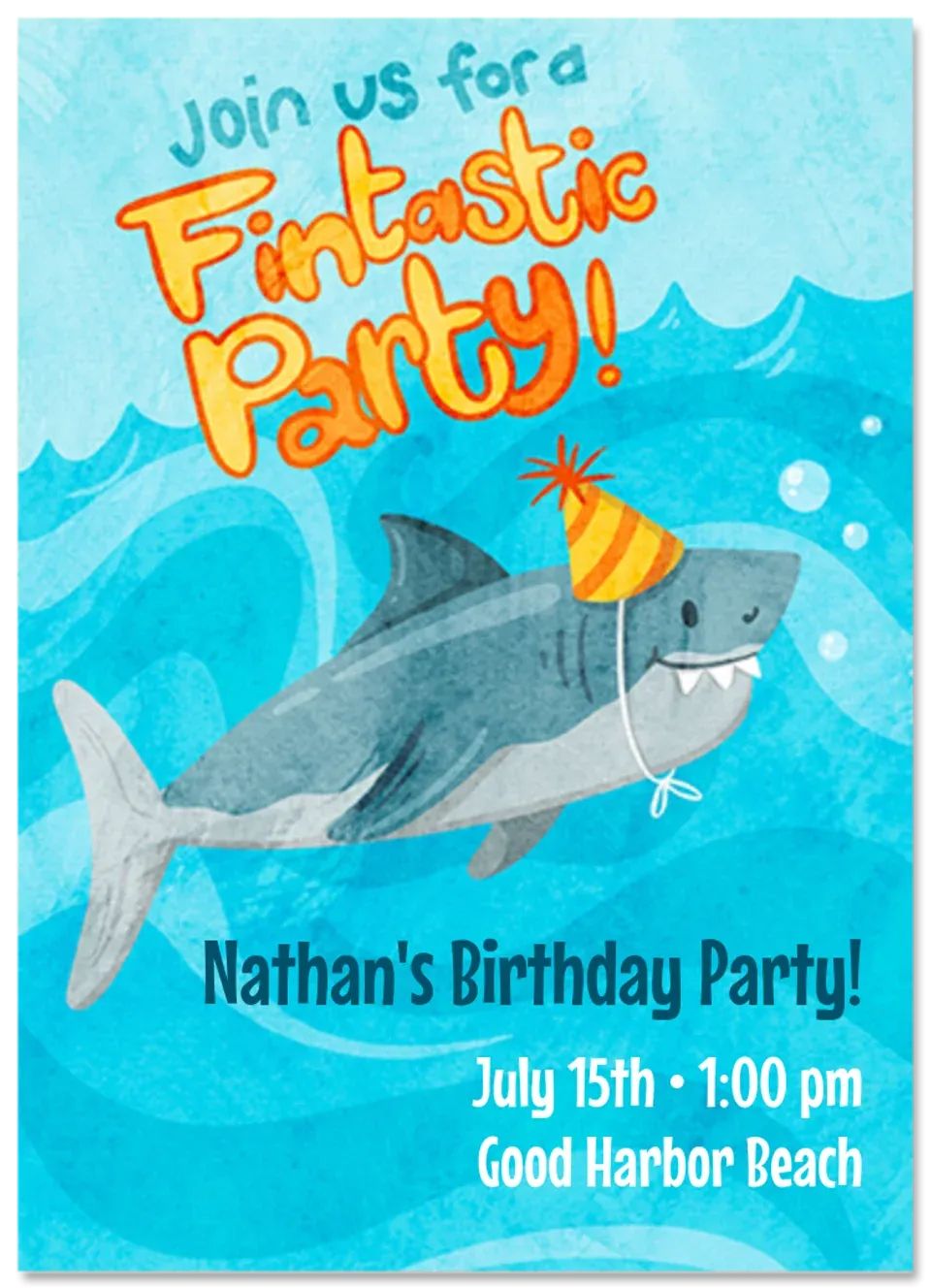 Fintastic Party card