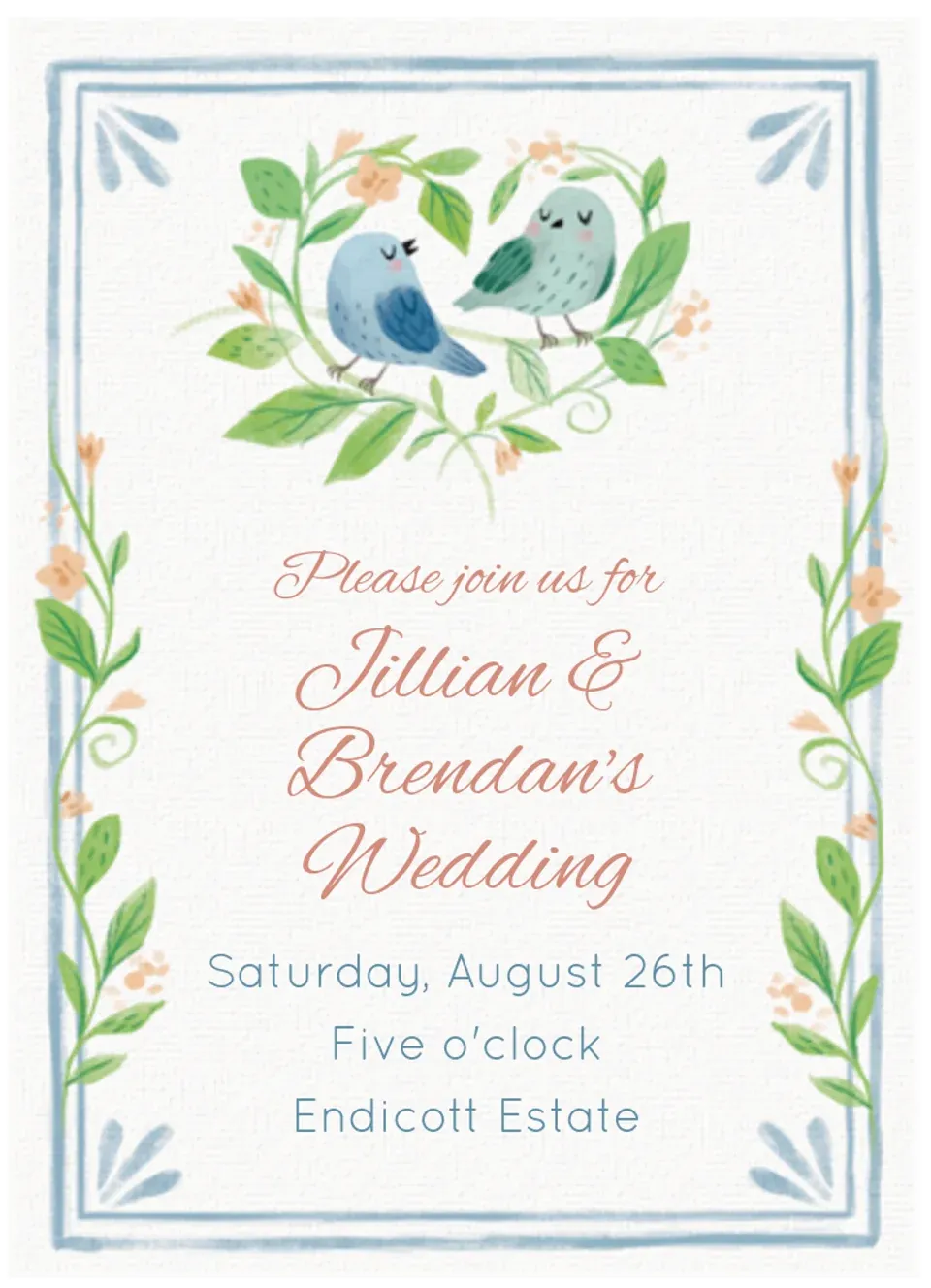 Delicate Ribbon card