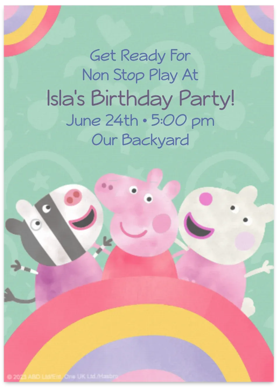 Peppa Pig | Peppa and Friends card