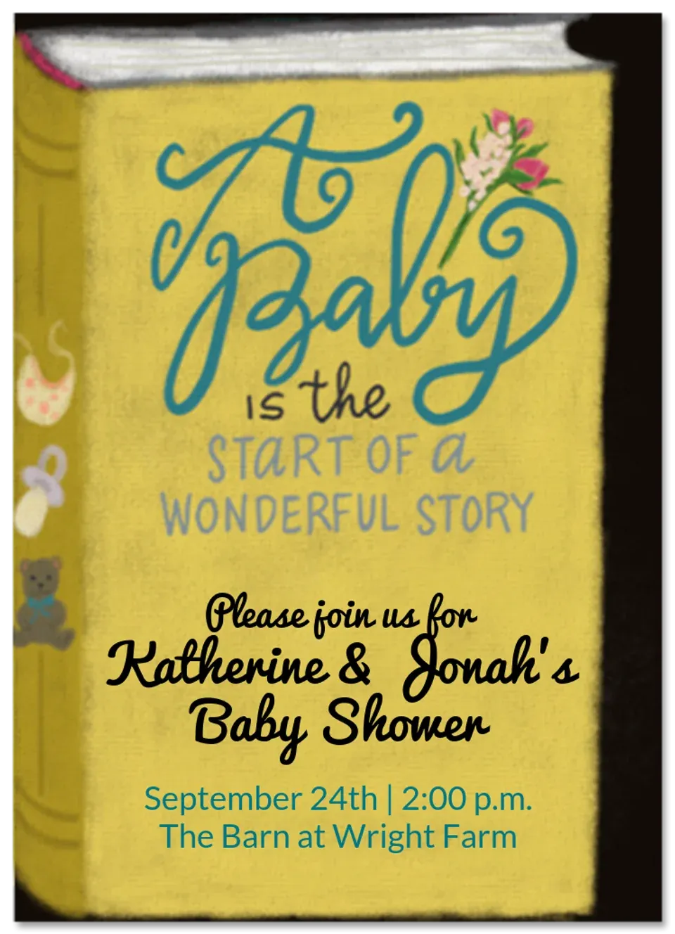 Storybook Baby card