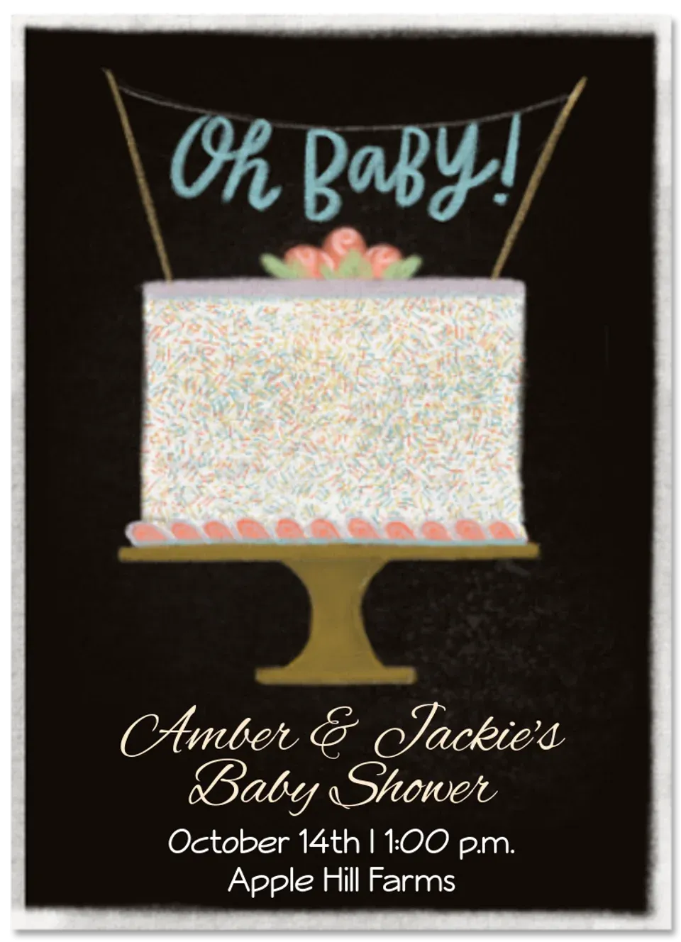 Baby Cake card