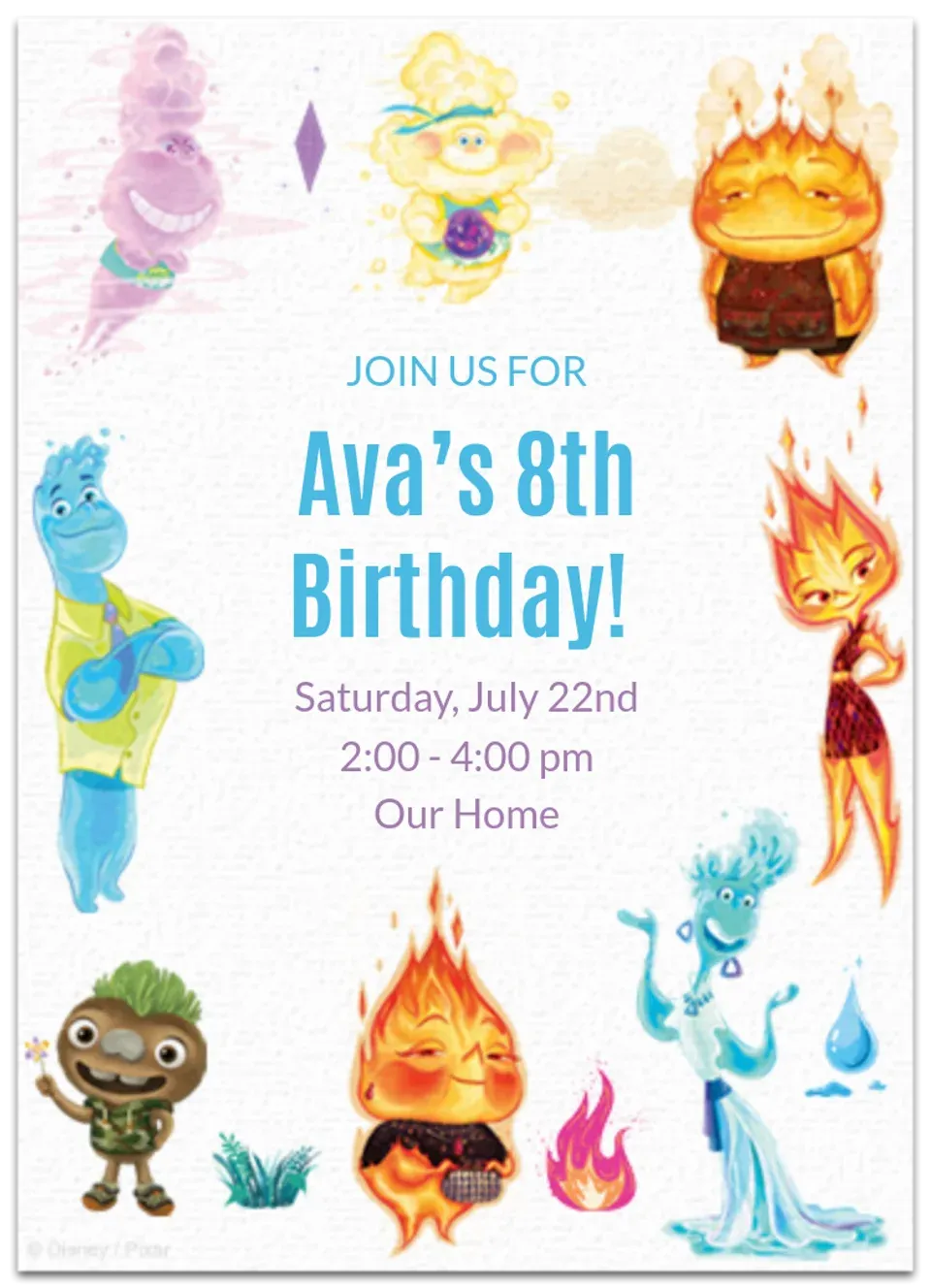 Elemental | Group card