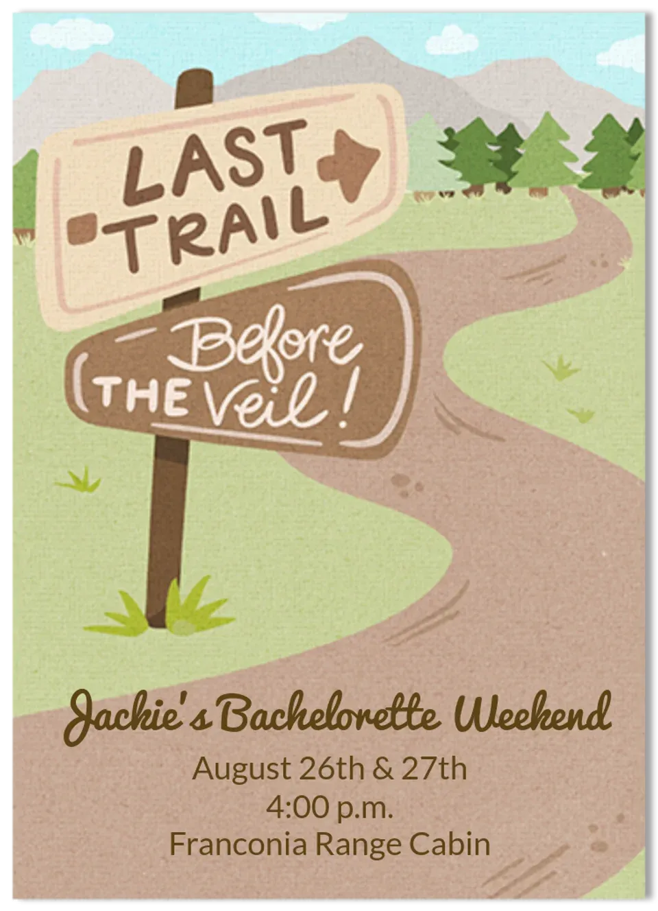 Last Trail  card