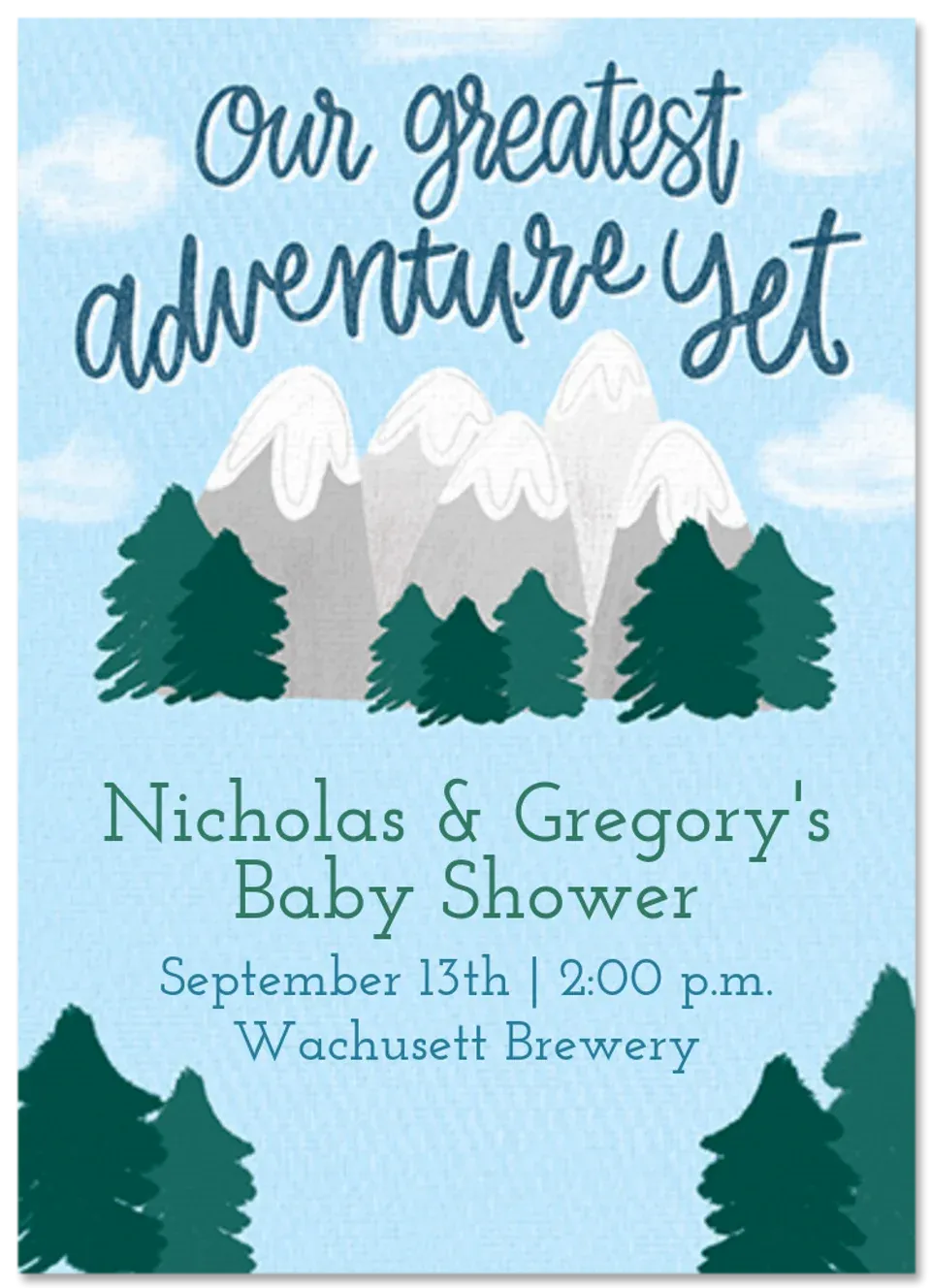 Baby Greatest Adventure card