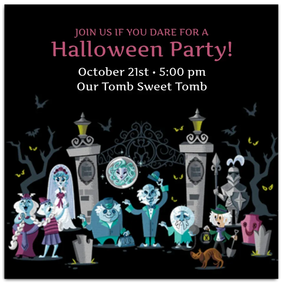 The Haunted Mansion card