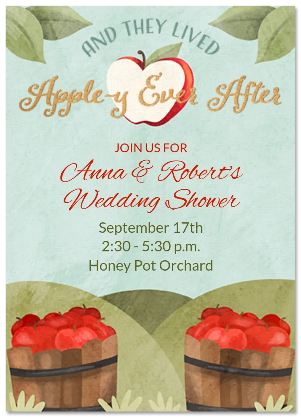 Appley Ever After card