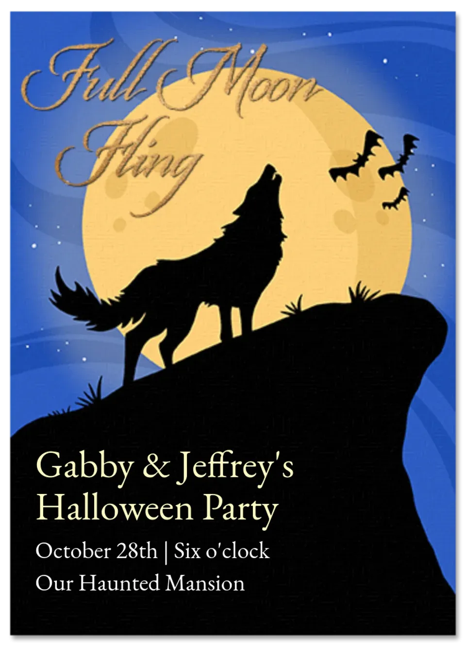 Full Moon Fling card