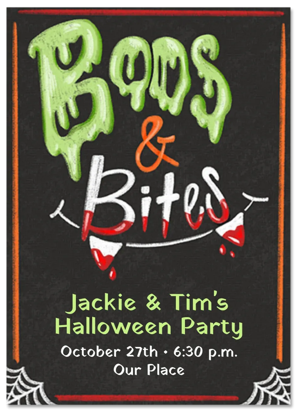 Boos & Bites card