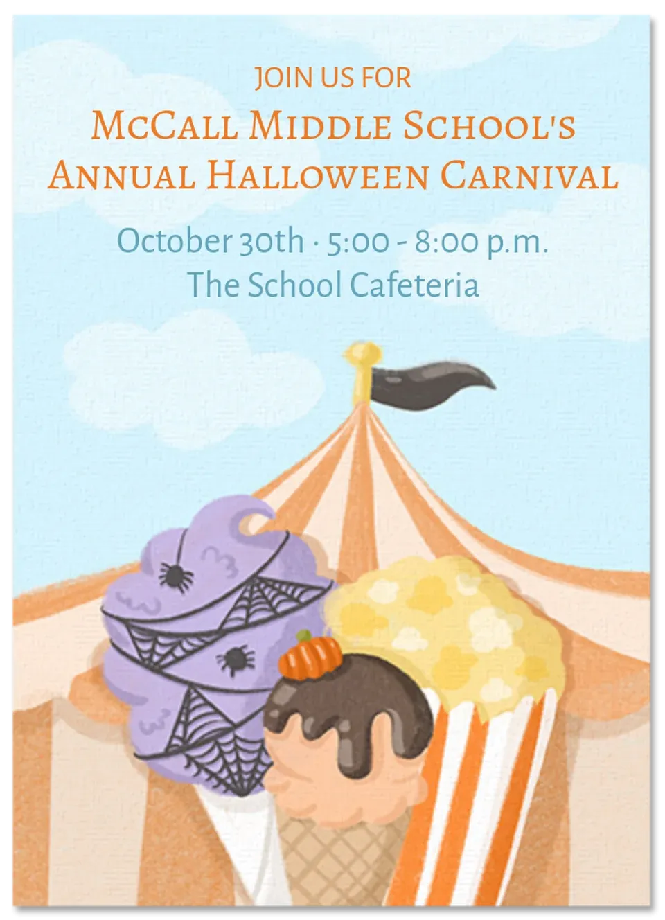 Halloween Carnival card