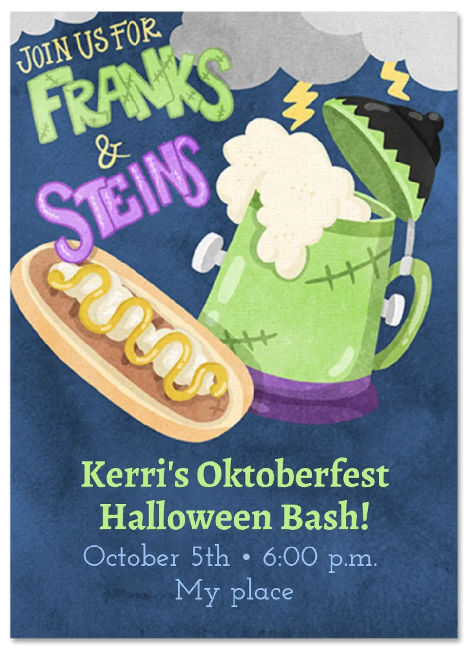 Franks & Steins card