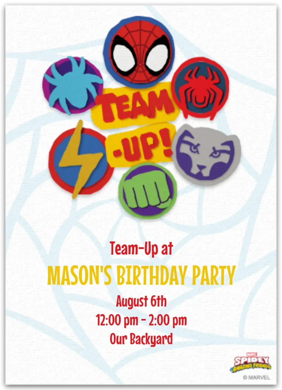 Spidey | Team Up card