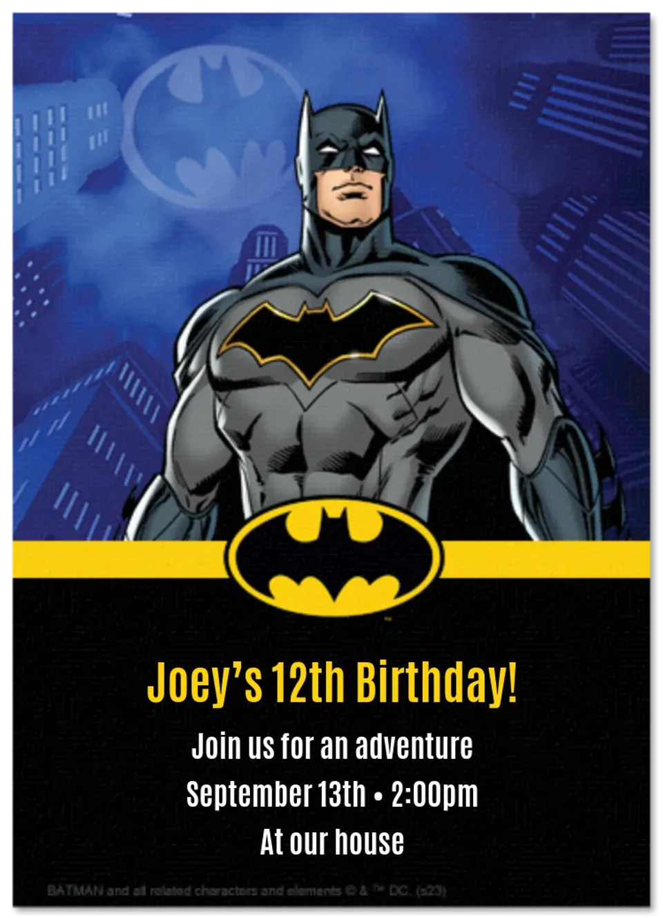 Batman | Vigilante card