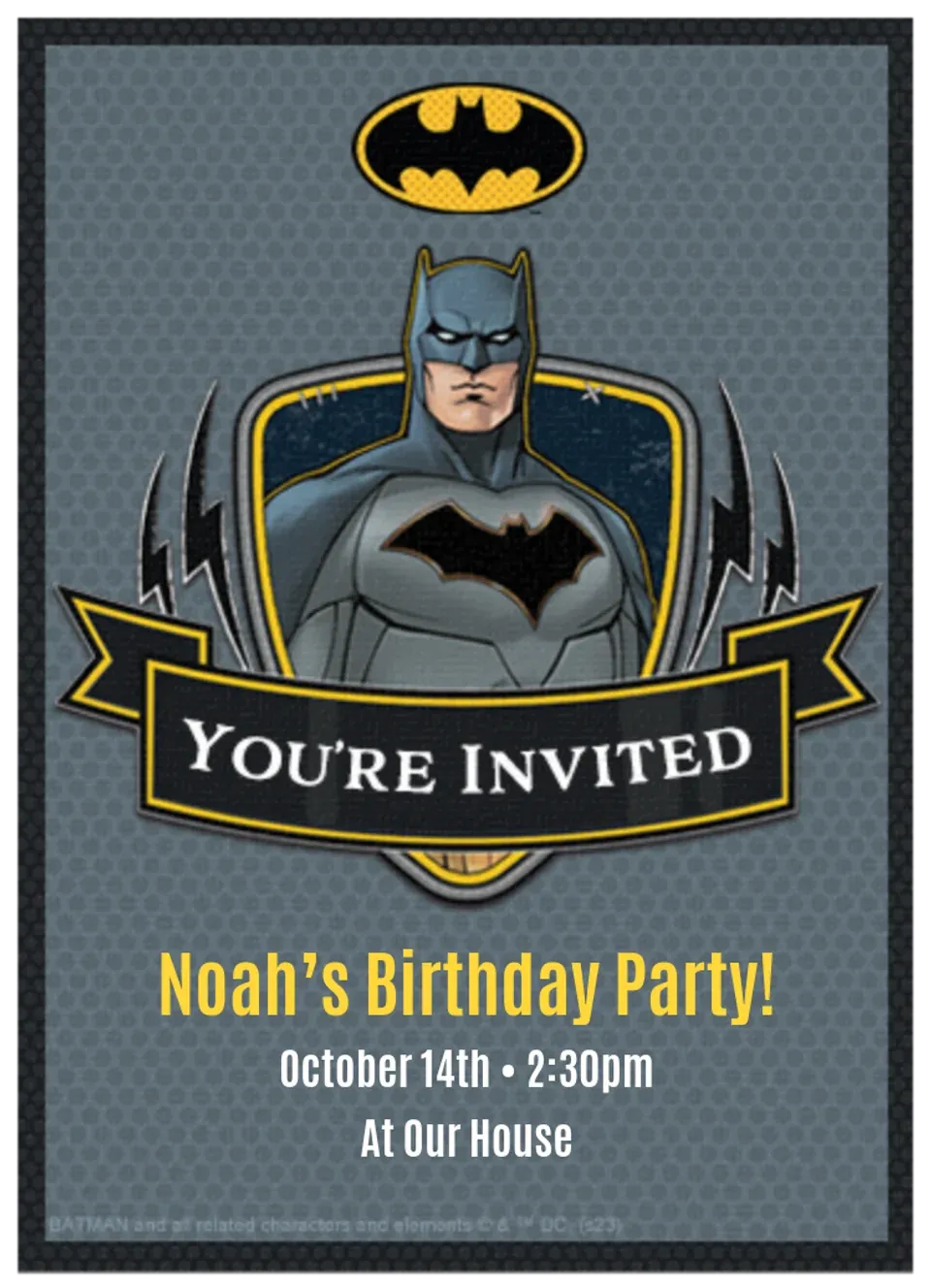 Batman | Heroes Unite card