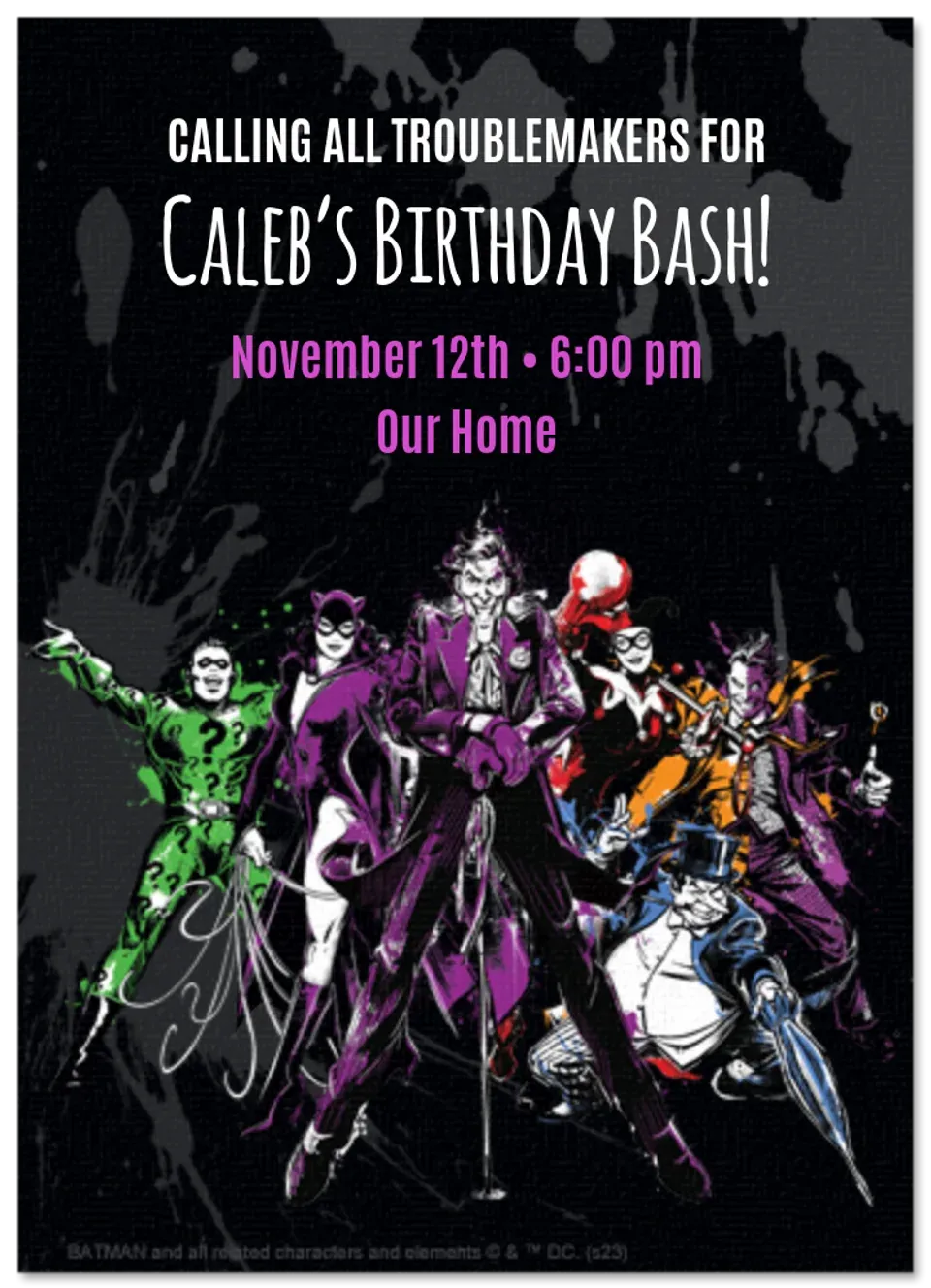 Batman | Troublemakers card