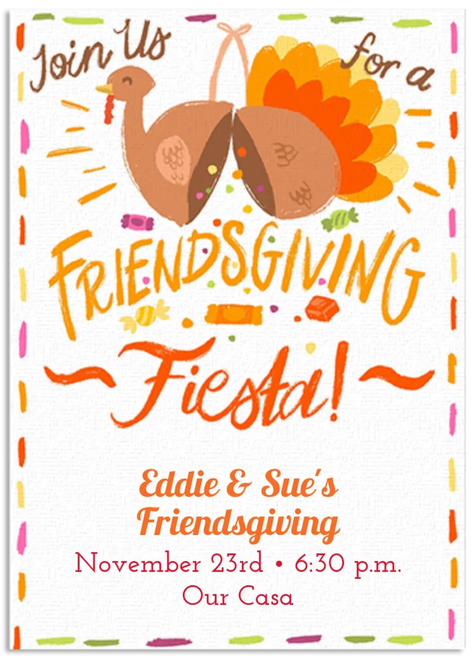 Friendsgiving Fiesta  card