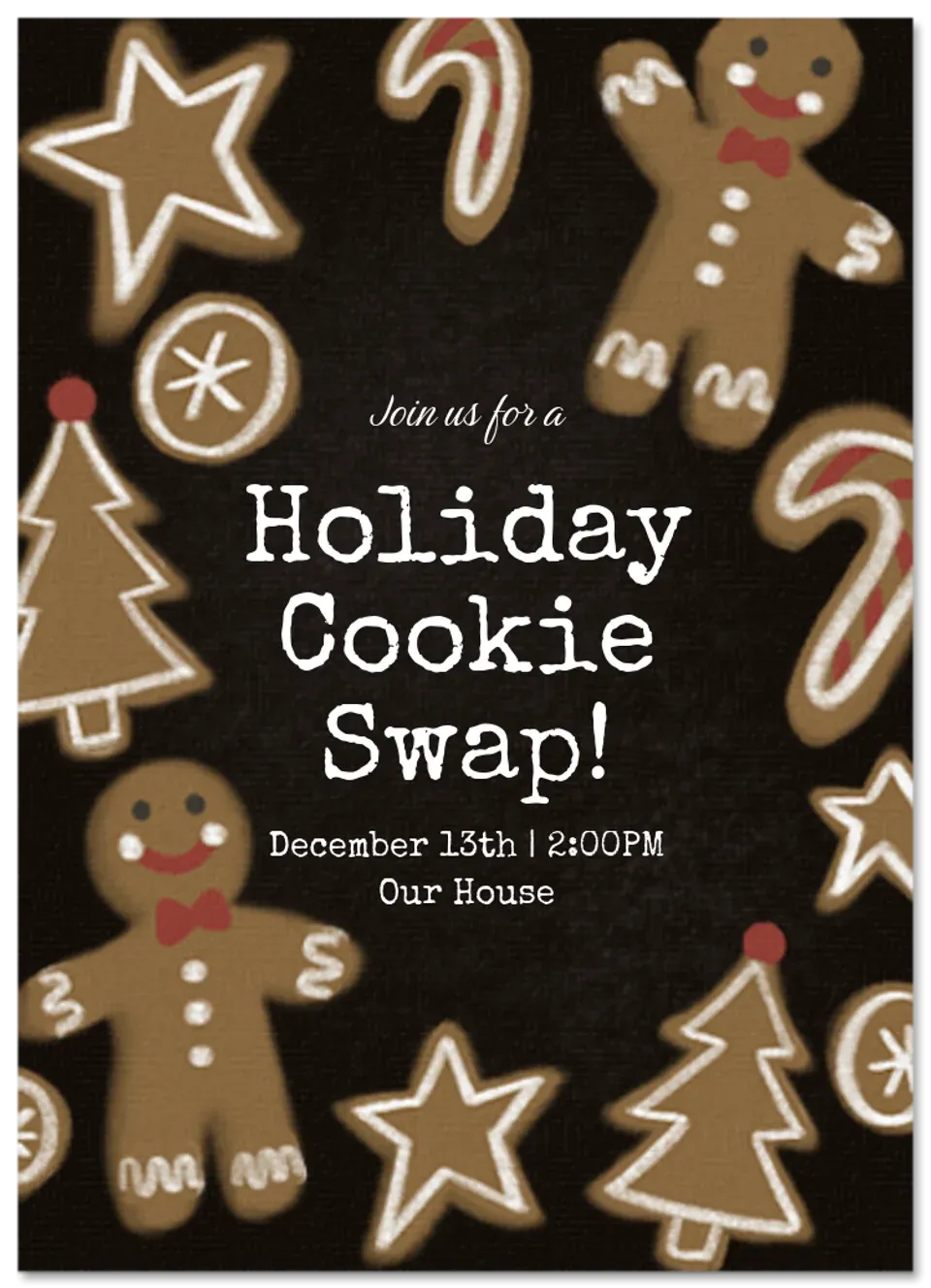 Frosted Gingerbread card