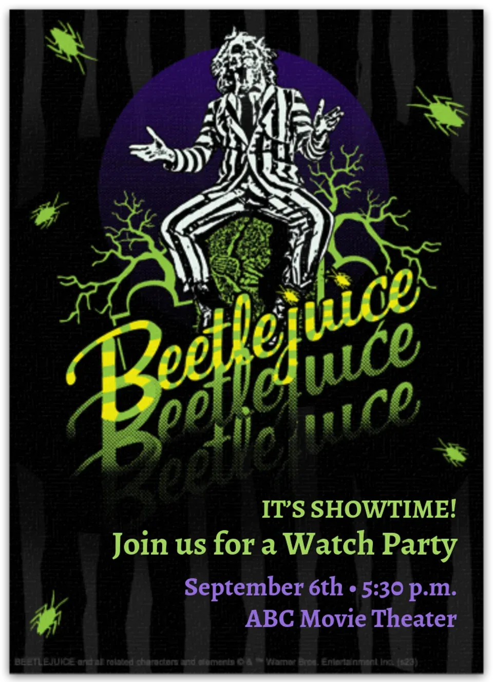 Beetlejuice card
