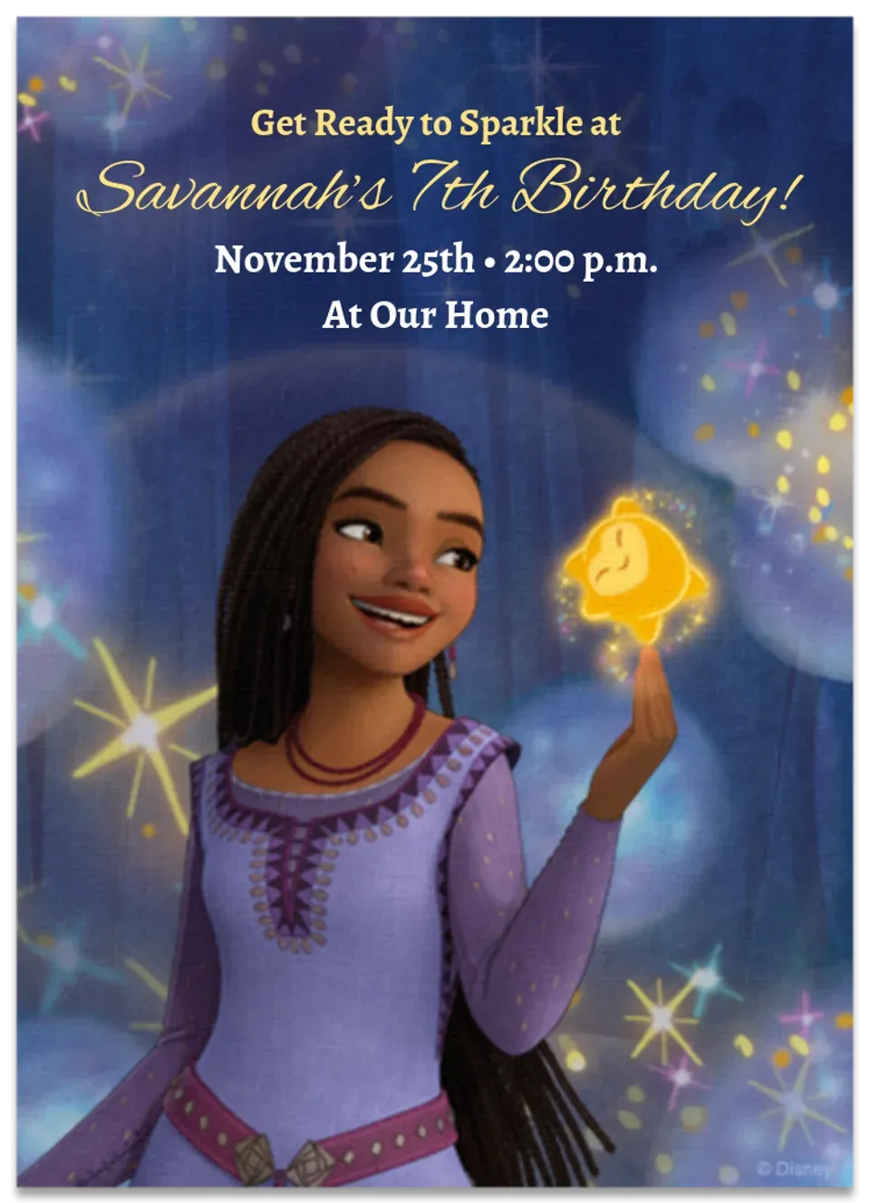 Wish | Asha & Star card