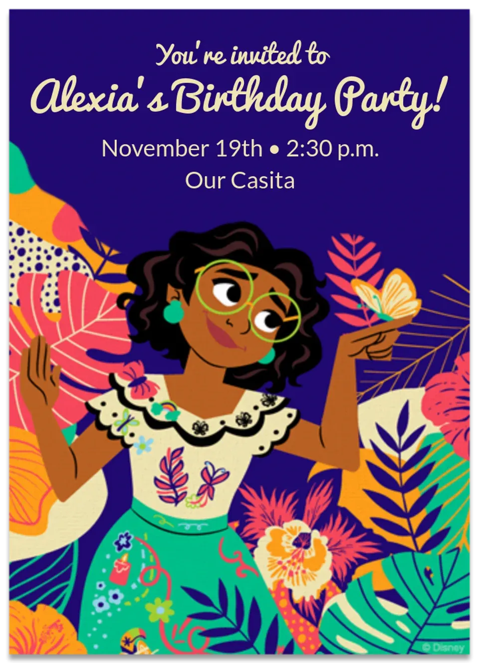 Encanto Floral Paradiso card