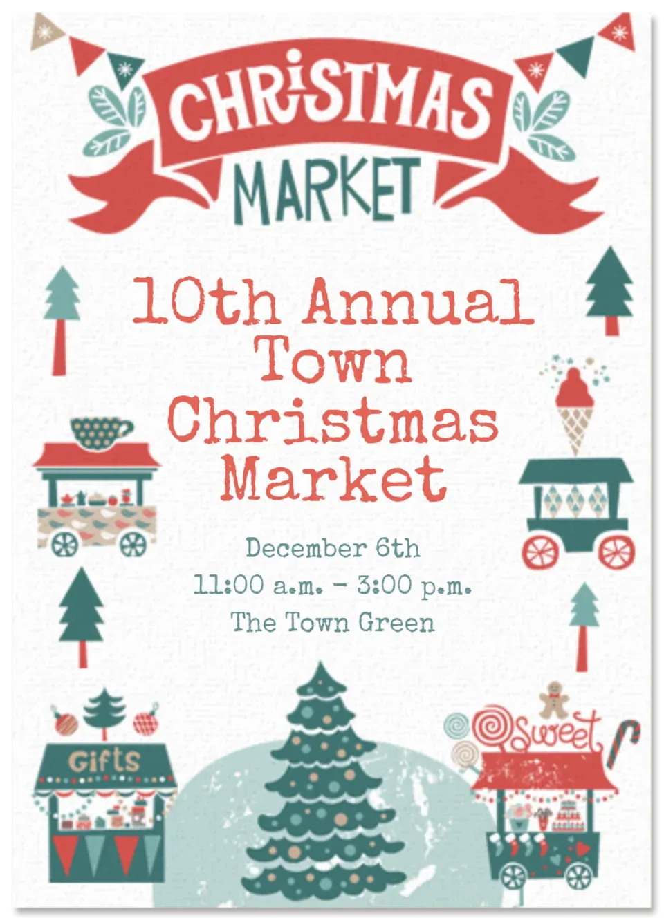 Christmas Market card