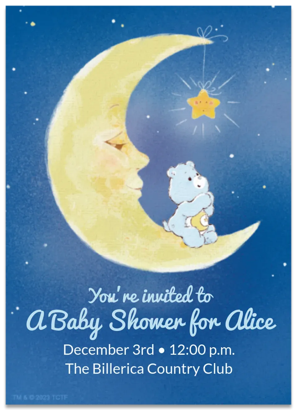 Care Bears | Baby Stars card