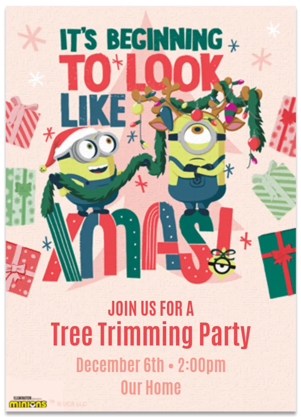 Minions | Christmas  card