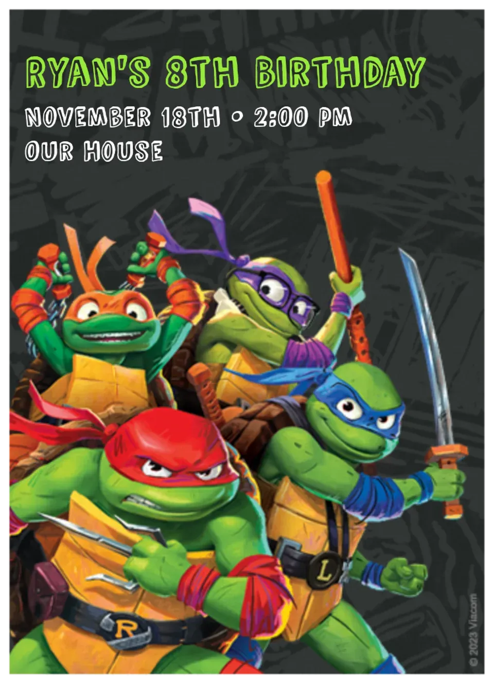 TMNT | Mutant Mayhem card
