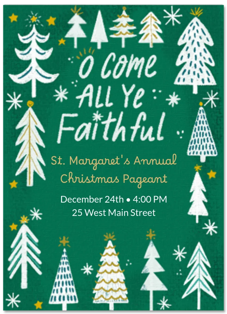 All Ye Faithful card