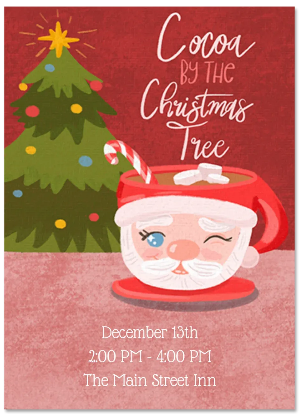 Cocoa by the Tree card