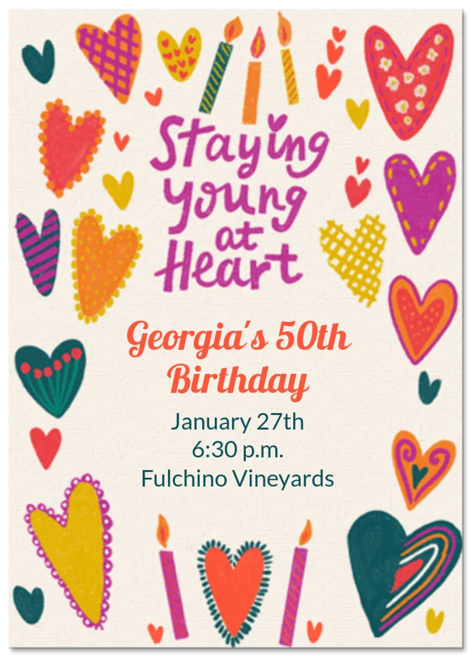 Young at Heart card