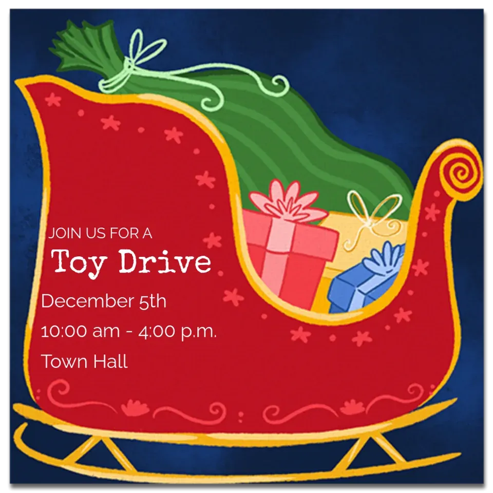 Fill Santa's Sleigh card