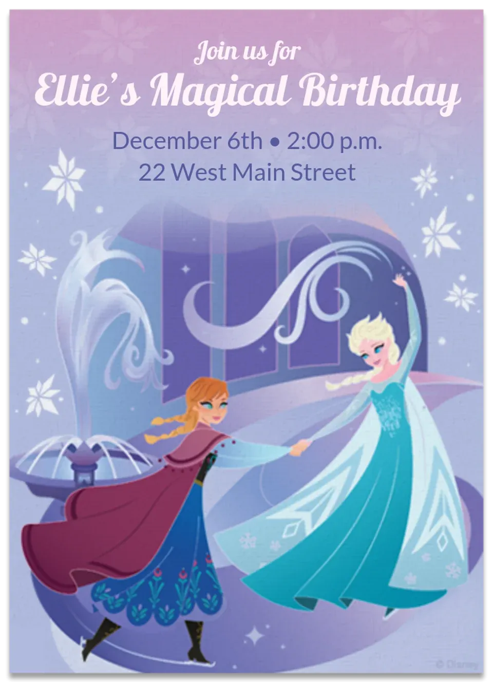 Frozen | Ice Castle card