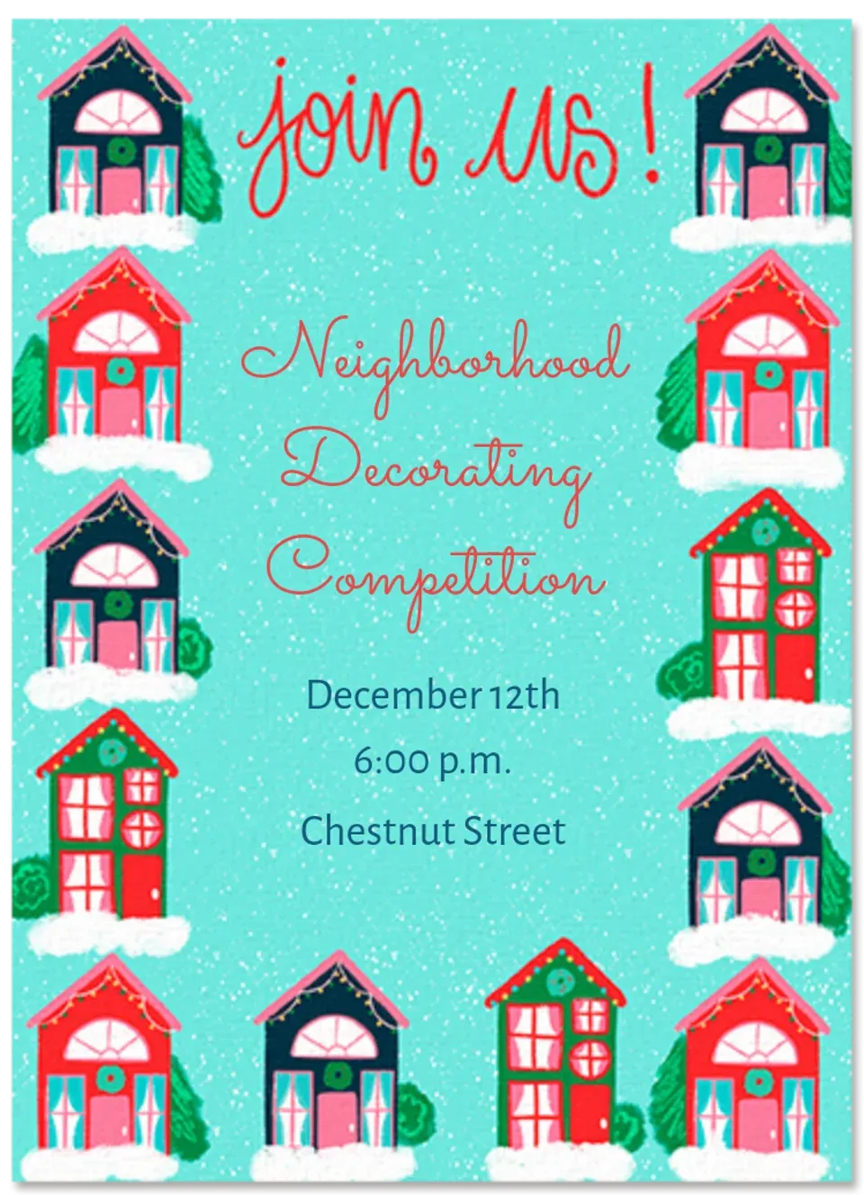 Neighborhood Decorations card