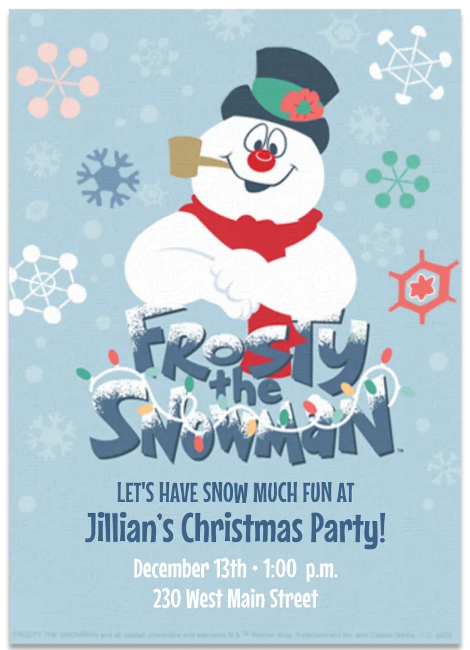 Frosty | Joyeux Noel card