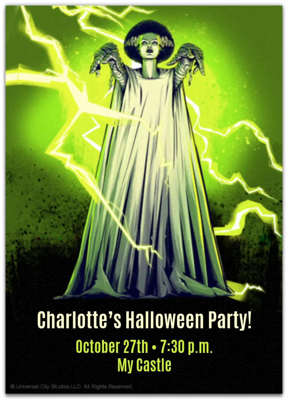 Bride of Frankenstein card