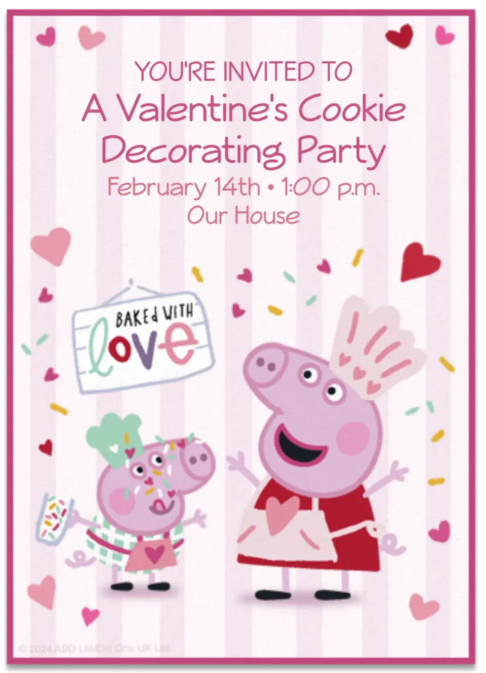 Peppa Pig | Sprinkled With Love card