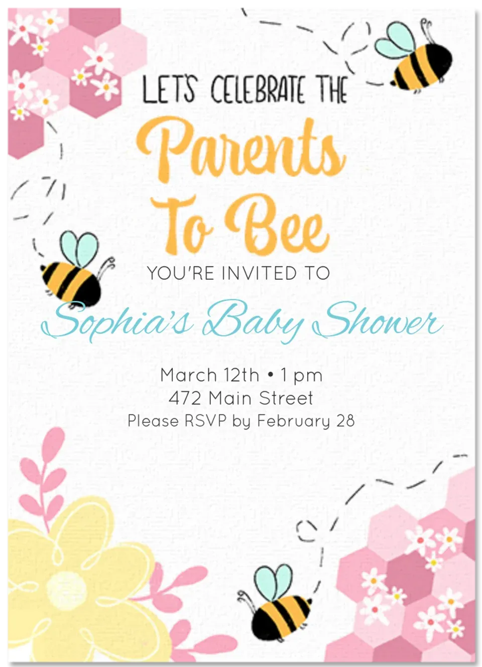 Parents to Bee card